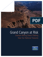 Environment America Report - Grand Canyon at Risk, Uranium Mining Doesn't Belong Near Our National Treasures