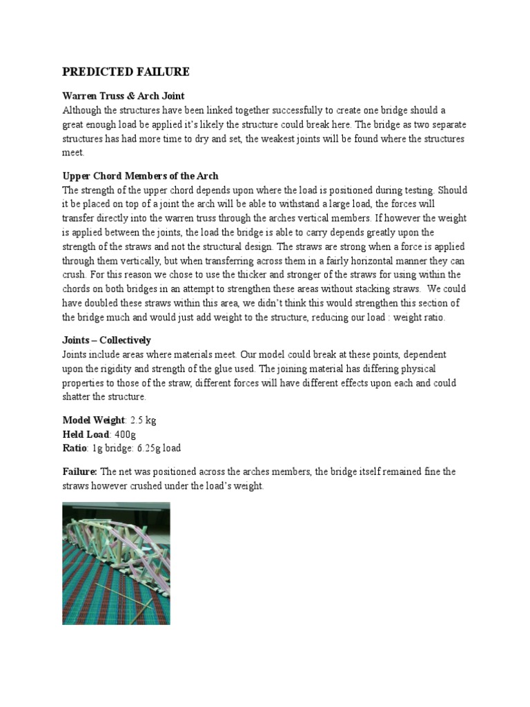 Predicted Failure | PDF | Truss | Buckling