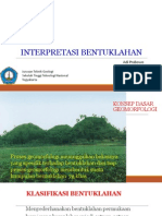 Interpretasi Bentuklahan