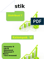 STATISTIK DISTRIBUSI T