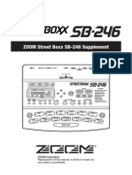 ZOOM Street Boxx SB-246 Supplement