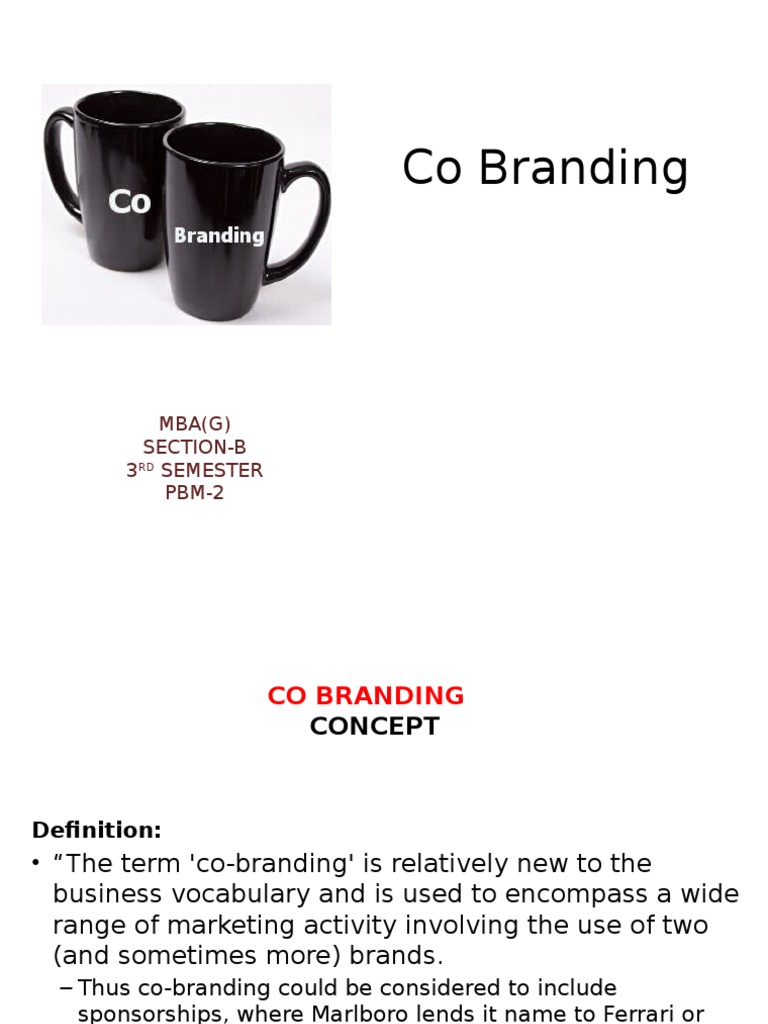 Co Branding | PDF | Loyalty Program | Brand