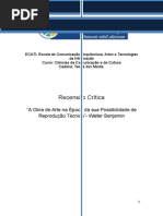 Recensão (Benjamin)