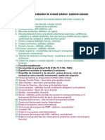 Posibile Subiecte Examen