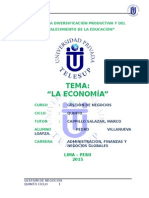 Monografia La Economia v Ciclo