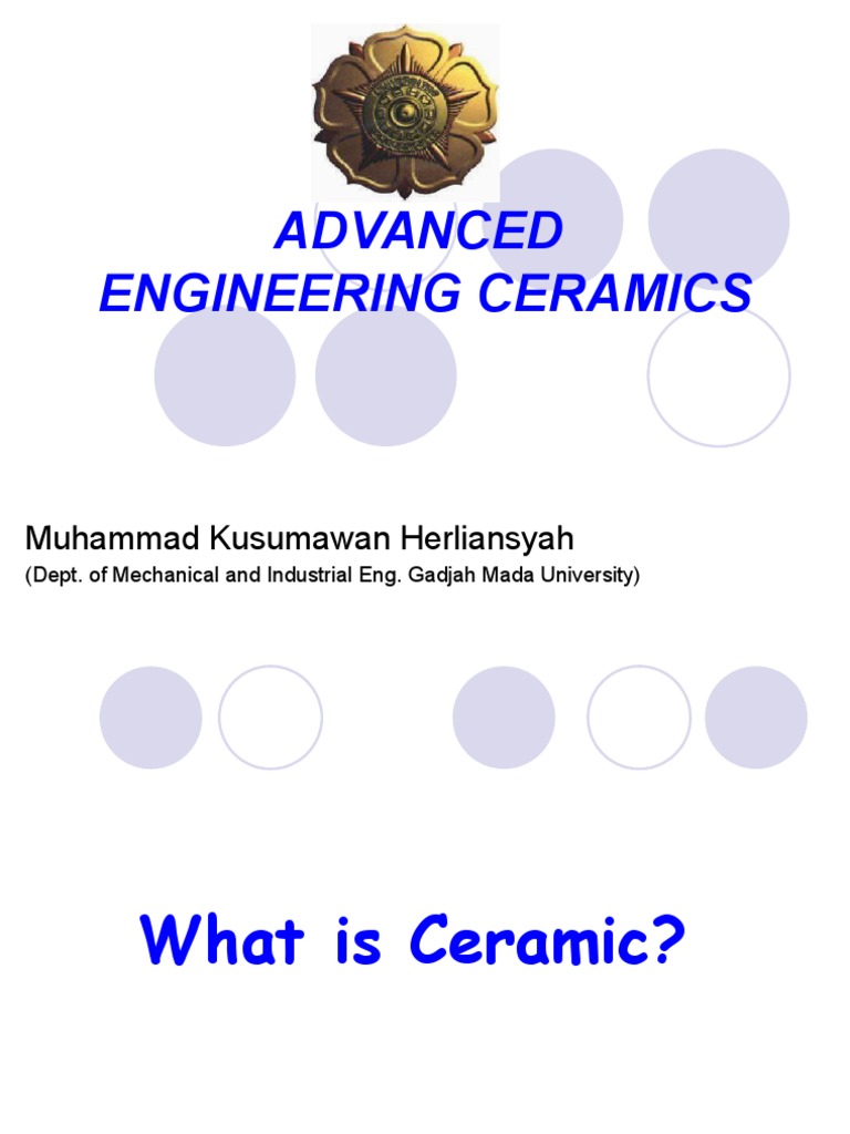 Advanced Engineering Ceramics Overview | PDF | Technology & Engineering