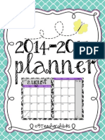 Free Year Long Planner