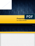 Presentation Title: Your Company Information