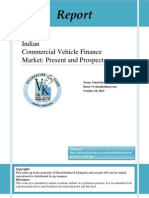 Indian Commercial Vehicle Finance 10th October 2013