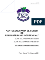 Antologia Gerencial