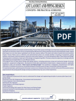 Process Plant Layout and Piping Design