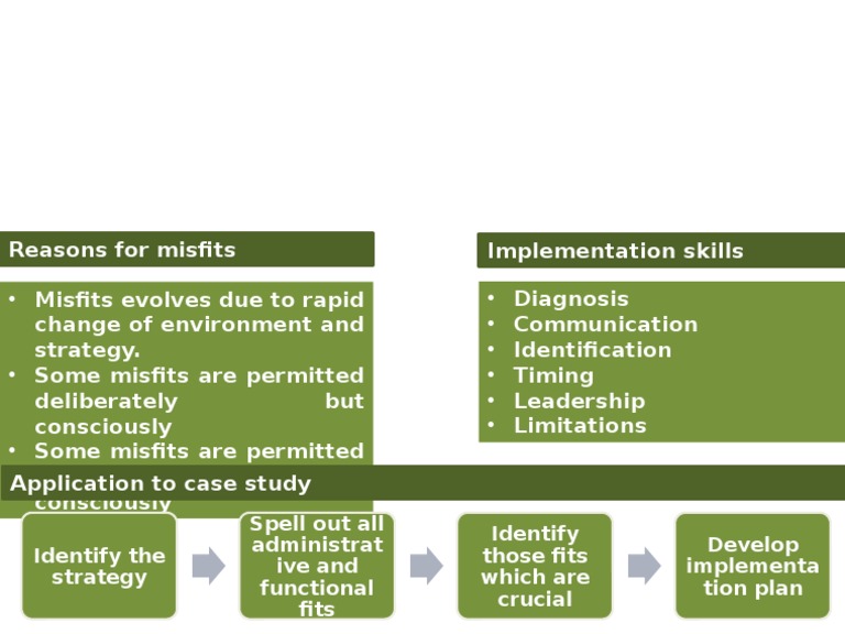 Understanding Misfits in Strategy Evolution | PDF | Career & Growth ...