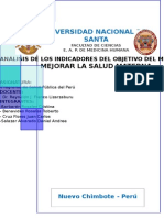 Análisis de Los Indicadores Del Objetivo Del Milenio 5completo