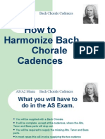 How to Harmonize Bach Chorale Cadences