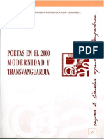 Poetas en El 2000 Modernidad y Transvanguardia