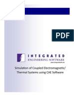 IES - Simulation of Coupled Electromagnetic-Thermal Systems Using CAE Software