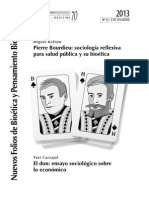 Sociologías en Salud Pública- Pierre Bourdieu y Marcel Mauss