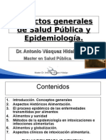 Aspectos Generales de Salud Pública y Epidemiología