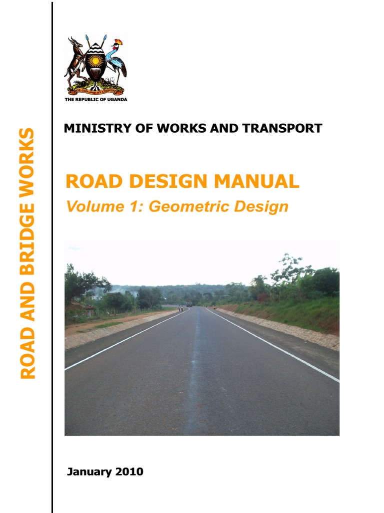 Uganda Road Design Manual Volume 1 | PDF | Traffic | Interchange (Road)