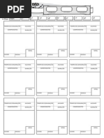 D&D 5 - Ficha Para Anotar Magias