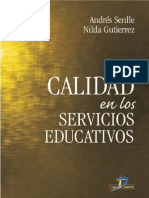 Calidad en Los Servicios Educativos - Senlle, AndrA(c)s(Author)