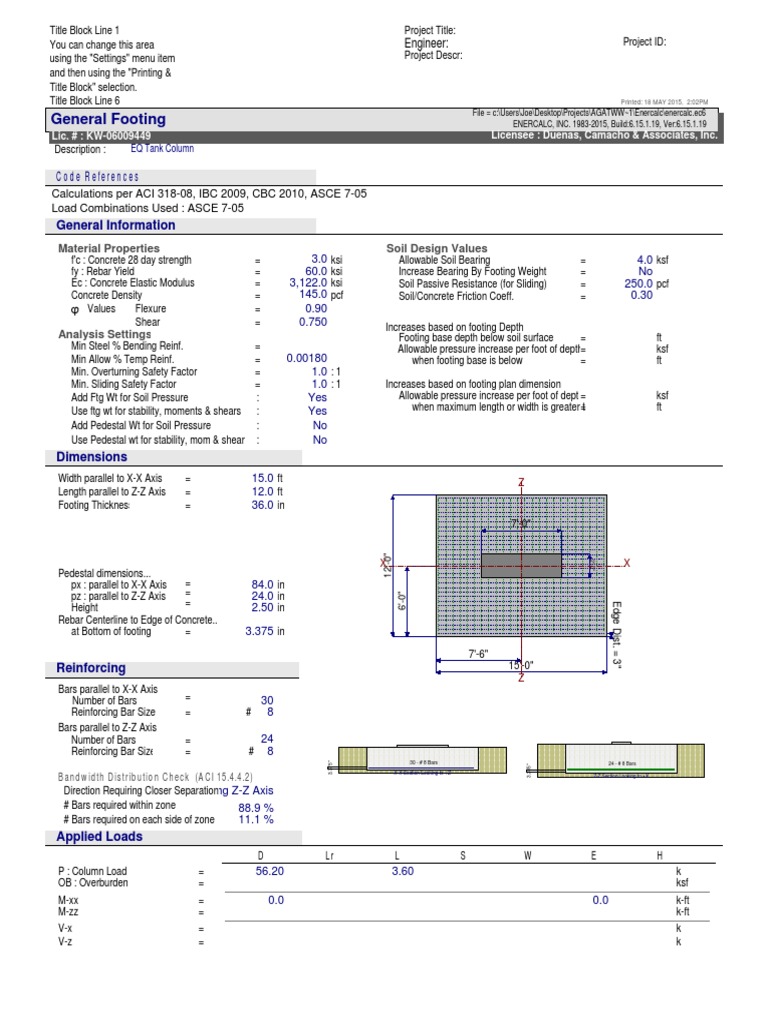 Punching Shear Reinforcement Analysis | PDF | Bending | Strength Of ...