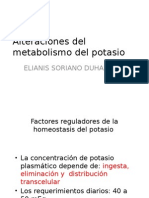 Alteraciones Del Metabolismo Del Potasio