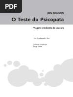 o Teste Do Psicopata