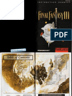 Final Fantasy III - Manual - SNS