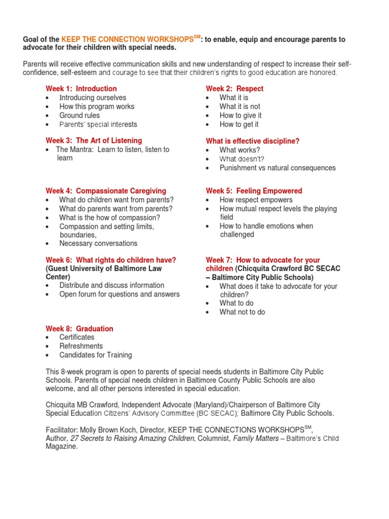 Empowering Parents of Special Needs Kids | PDF
