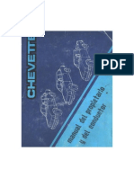 Chevrolet Chevette Manual Del Propietario y Del Conductor