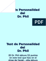 Test de Personalidad Del Dr. Phil