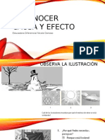 Reconocer Causa y Efecto. Estrategia de Comprension Lectora