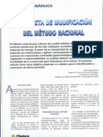 Metodo Racional Propuesta de Modificacion