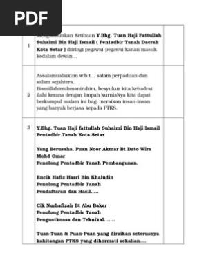 Teks Ucapan Majlis Pesaraan & Perpisahan Ptks  PDF