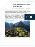 Sistemas de calidad de los imperios Inca y Azteca