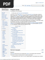 Present Tense - Wikipedia, The Free Encyclopedia