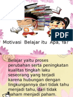 Pertemuan 3 (Motivasi Belajar)