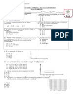 Prueba 5 Plano Cartesiano