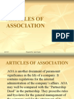 Articles of Association