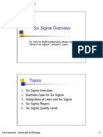 01 - Introduction to Six Sigma
