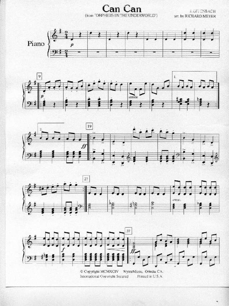 Can Can Piano