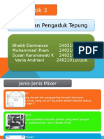 Konversi pengolahan pangan jenis-jenis mixer