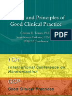 History and Principles of Good Clinical Practice
