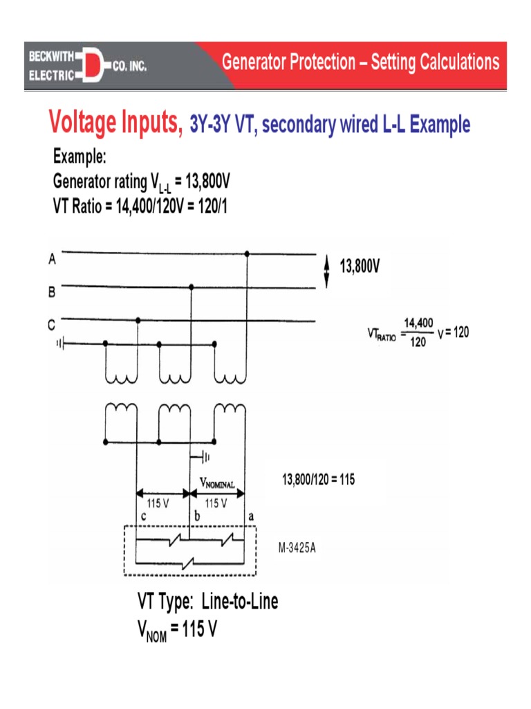Generator Protection Calculations Settings PDF Relay Capacitor