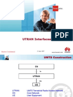 UTRAN Interfaces Protocols and Functions