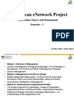 Pan African Enetwork Project: Organisation Theory and Management