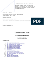 2 - The Invisible Man, by H. G - Class - XII PDF