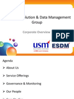 Enterprise Solution & Data Management Group: Corporate Overview