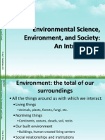 Environmental Science An Introduction